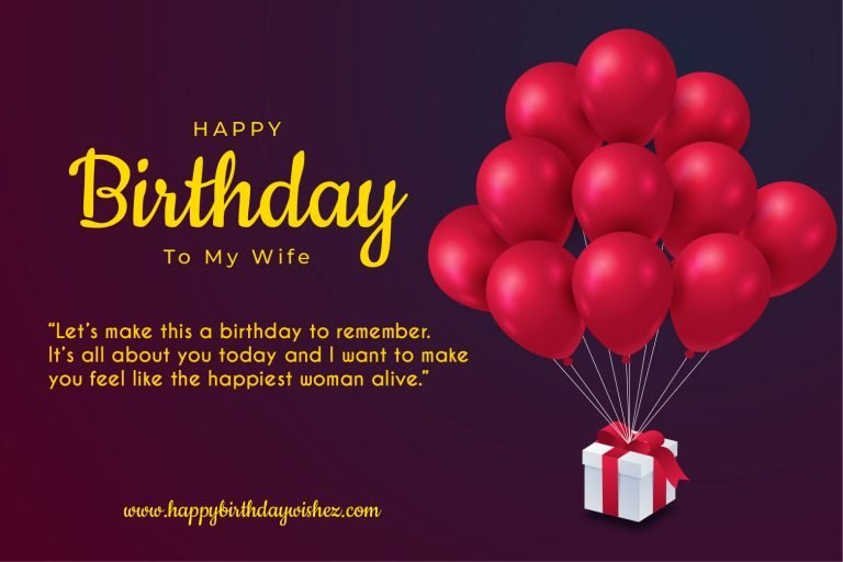 Happy Birthday Wife | Birthday Wishes for Wife