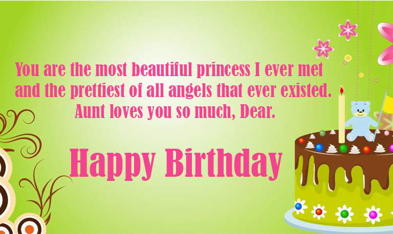 happy birthday from aunt