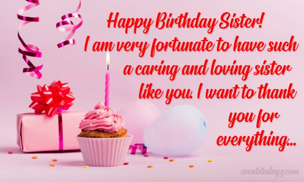 Happy Birthday Sister | Birthday Wishes for Sister