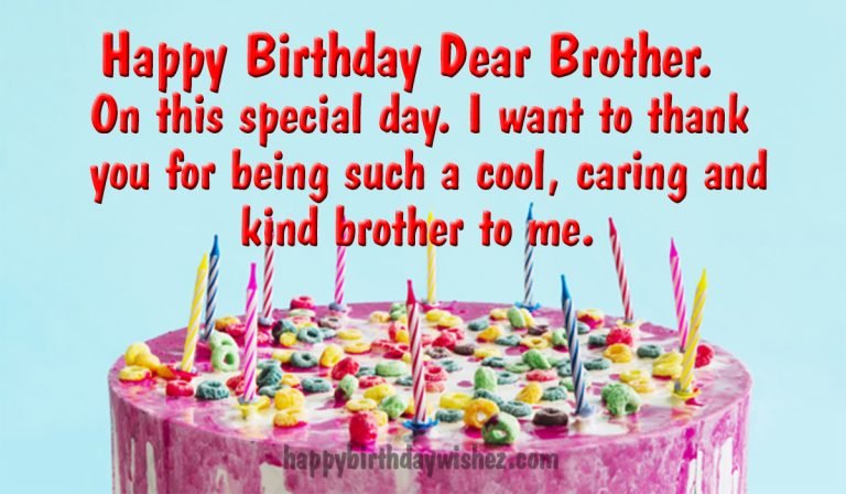 Happy Birthday Brother Images With Wishes & Messages