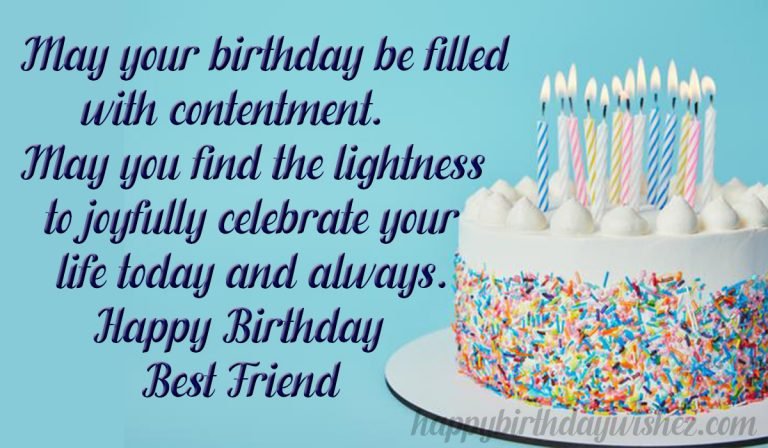 Happy Birthday Bestie | Birthday Wishes For Best Friend