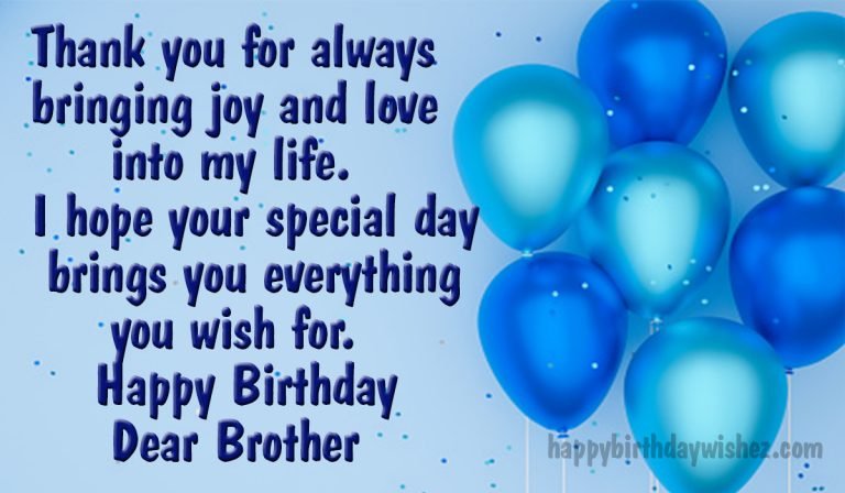 Happy Birthday Brother Images With Wishes & Messages