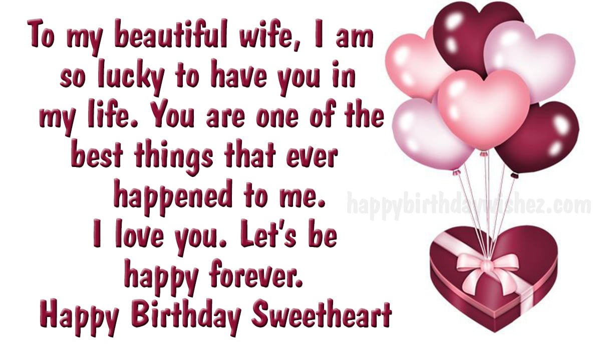 Happy Birthday Wishes For Wife | Happy Birthday Wife Quotes