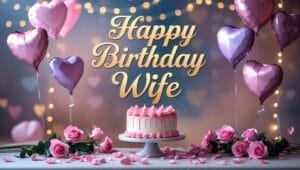 happy birthday to my wife